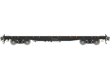Leichter Flachbettminimum-Kurven-Radius der Eisenbahnwagen-schweren Lasts-88m