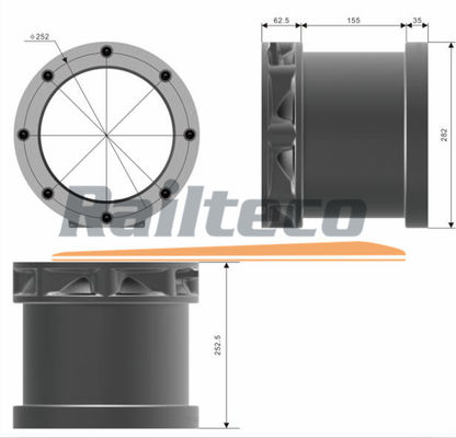 Y32MS Eisenbahn-Drehgestell-Achslager